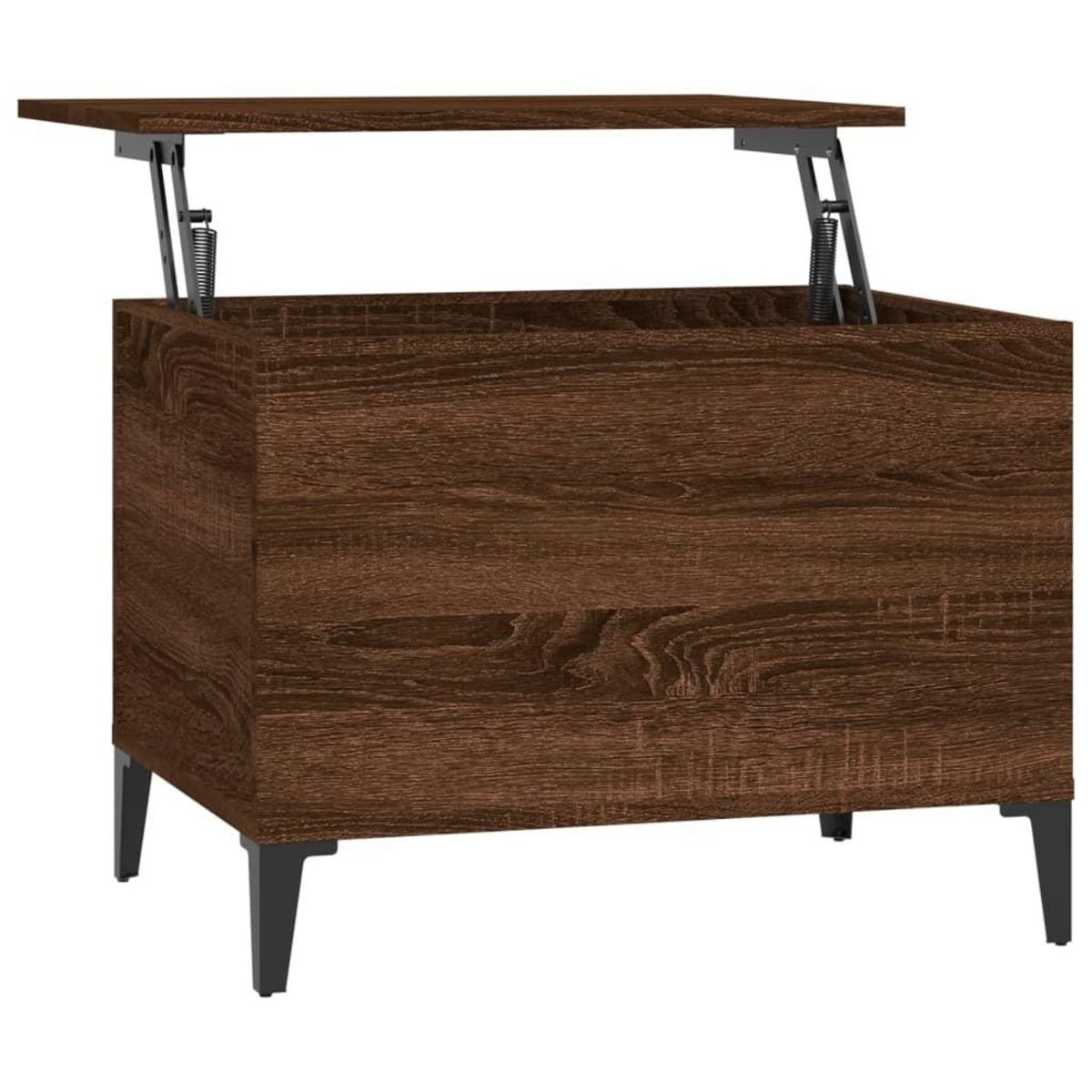 VIDAXL Table basse Chene marron 60x44,5x45 cm Bois d'ingenierie