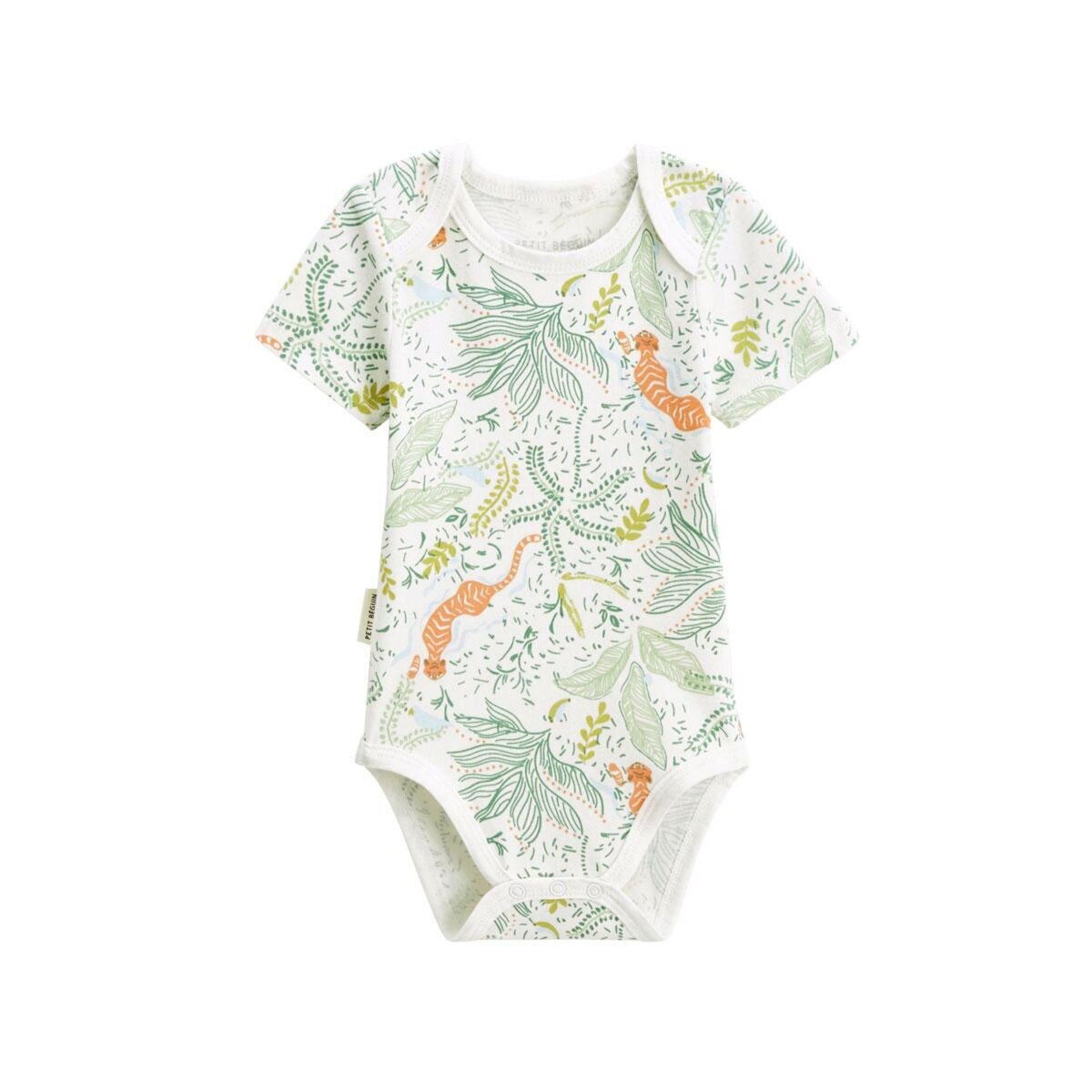 Petit Béguin Lot de 2 bodies bébé manches courtes Kanha