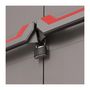 Voir la diapositive 4 : Keter KETER | ARMOIRE BASSE STILO, Gris / Noir / Rouge, 68 x 39 x 90 cm