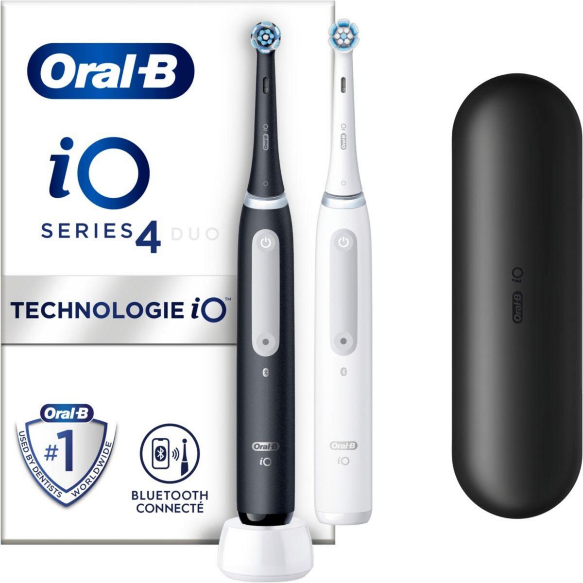 ORAL B Brosse à dents électrique IO4 Duo Matt Black