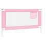 Voir la diapositive 4 : VIDAXL Barriere de securite de lit d'enfant Rose 140x25 cm Tissu