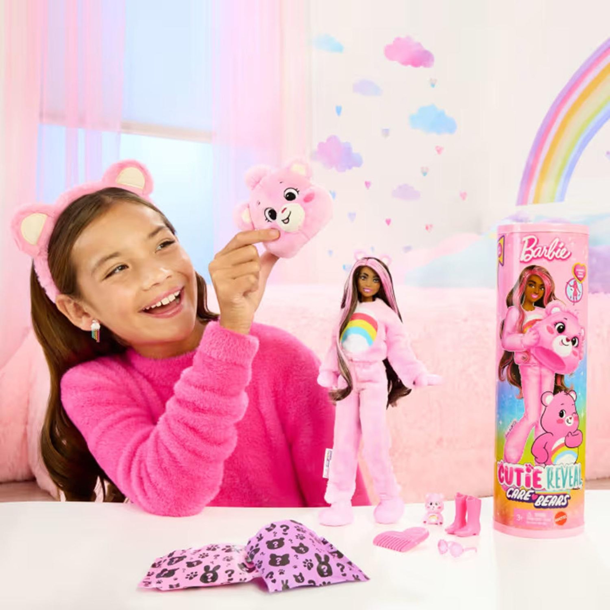 Voir la diapositive 6 : MATTEL Poupée Barbie Cutie Reveal Bisounours