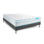 Voir la diapositive 3 : BODYCARE Ensemble 160x200 matelas BodyMax micro ressorts ensachés et mémoire de forme + sommier kit gris