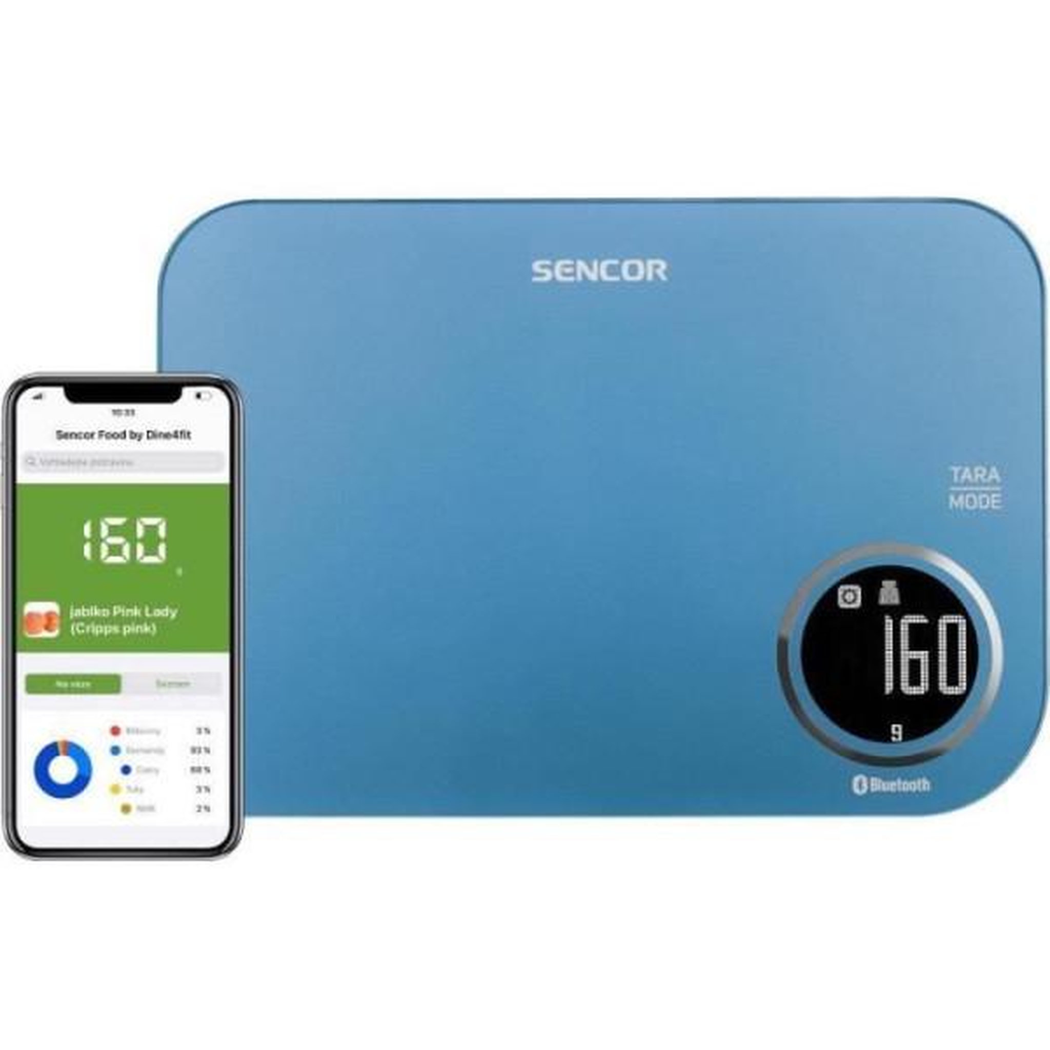 MARKET24 Balance de Cuisine Electronique de Precision  - Sencor - SKS 7072BL