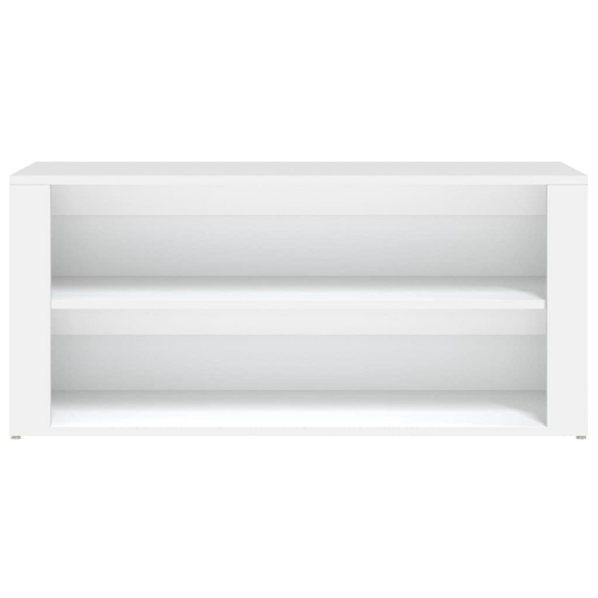 VIDAXL Etagere a chaussures Blanc 100x35x45 cm Bois d'ingenierie