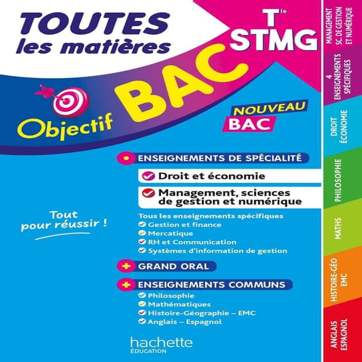 TOUTES LES MATIERES TLE STMG SPECIALITES DROIT ET ECONOMIE-MANAGEMENT, SCIENCES DE GESTION ET NUMERIQUE, Bloch Nicolas