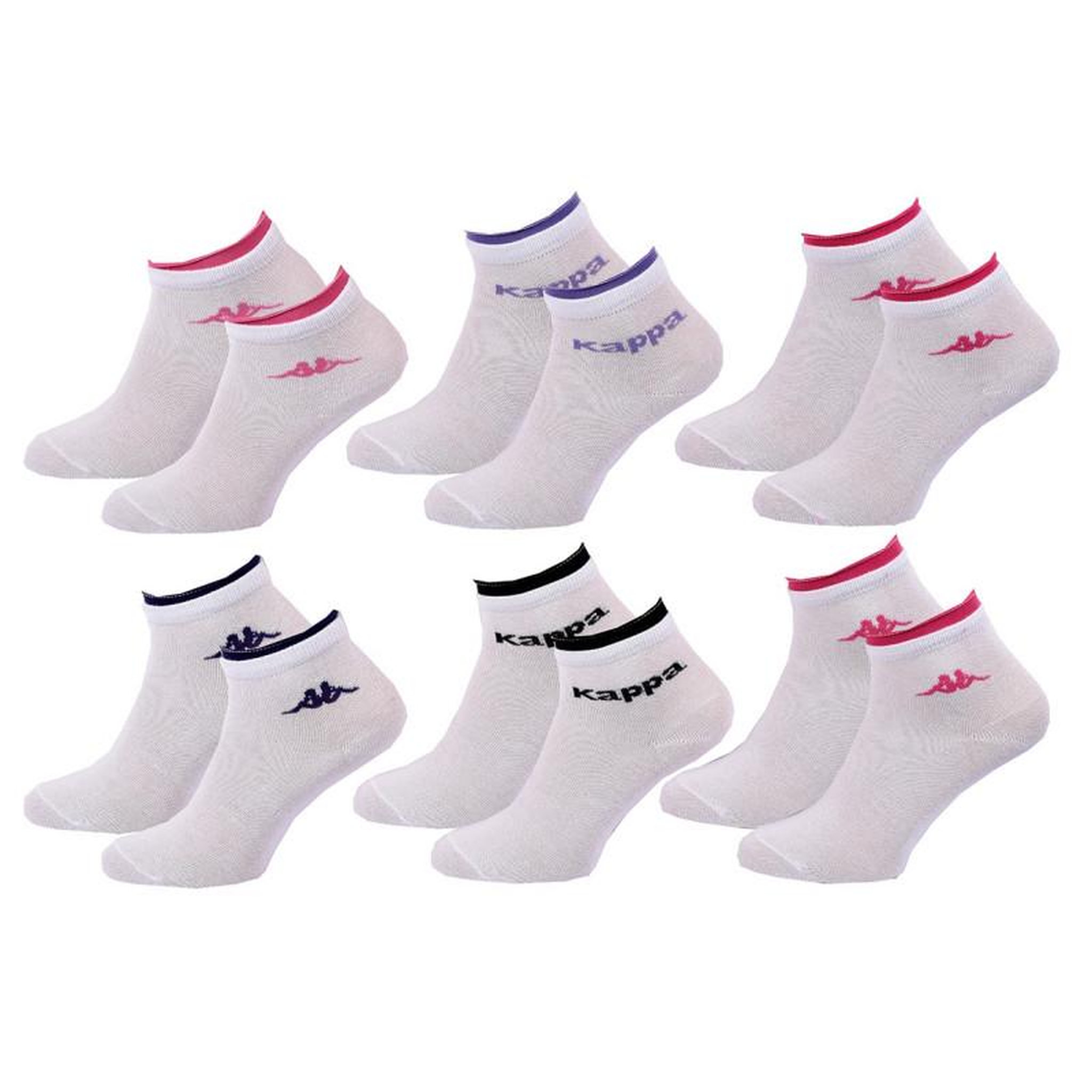 Voir la diapositive 1 : KAPPA Chaussettes Enfant VILLE KAPPA Lot de 6