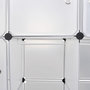 Voir la diapositive 5 : VIDAXL Armoire modulaire 14 compartiments blanc 37 x 146 x 180,5 cm