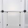 Voir la diapositive 5 : VIDAXL Armoire modulaire 14 compartiments blanc 37 x 146 x 180,5 cm