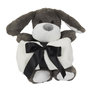 Voir la diapositive 1 : Paris Prix Peluche & Plaid Enfant  Chien  70x70cm Gris