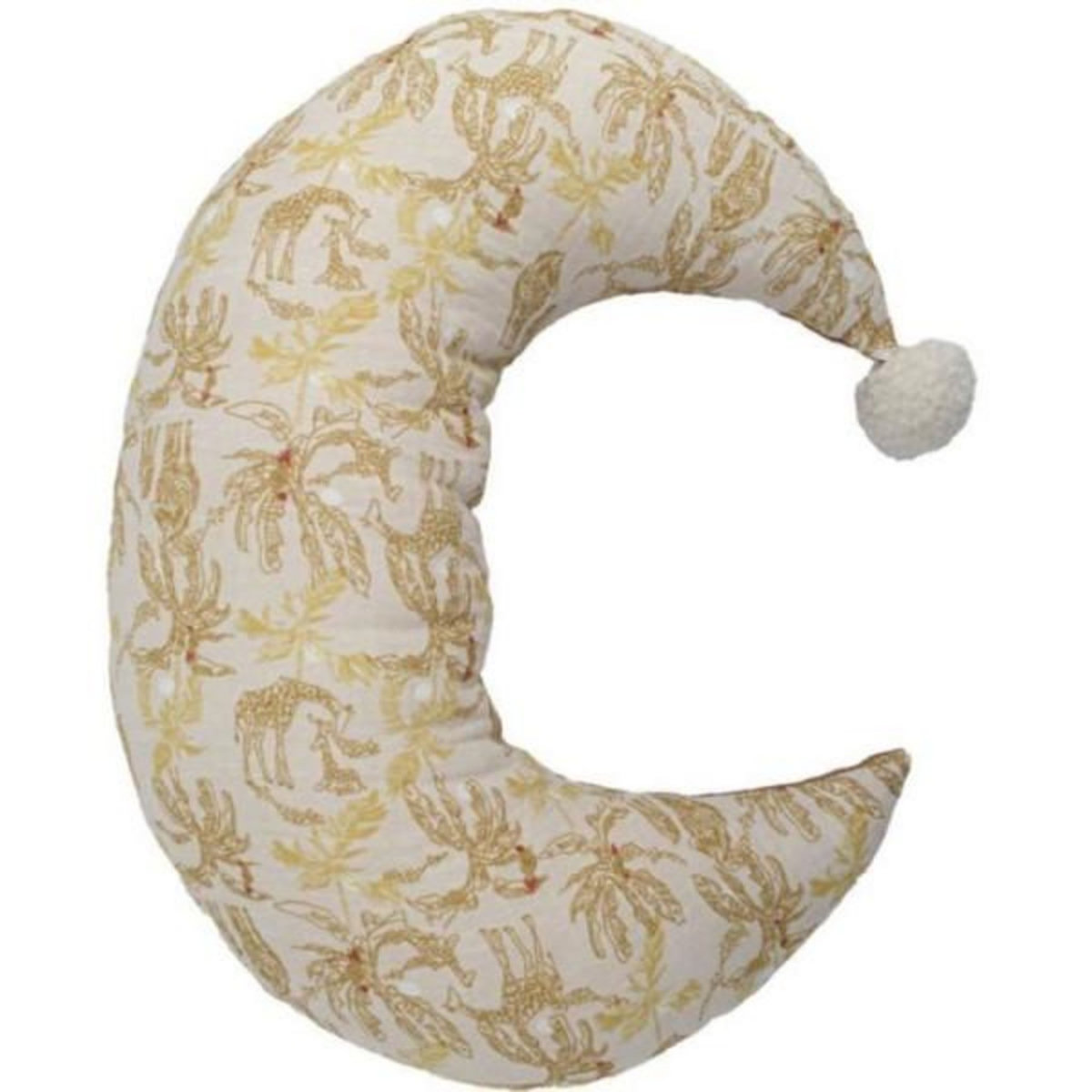 DOMIVA Coussin lune - DOMIVA - Honey Moon - 2 faces différentes