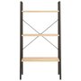 Voir la diapositive 3 : VIDAXL Etagere sur pied 3 niveaux Marron clair et noir 56x35x108 cm