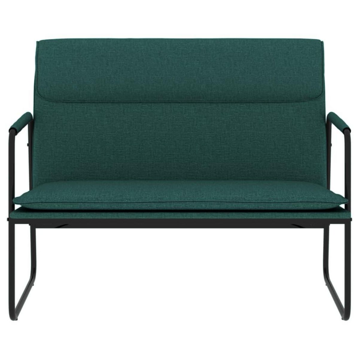 VIDAXL Banc Vert fonce 100x64x80 cm Tissu