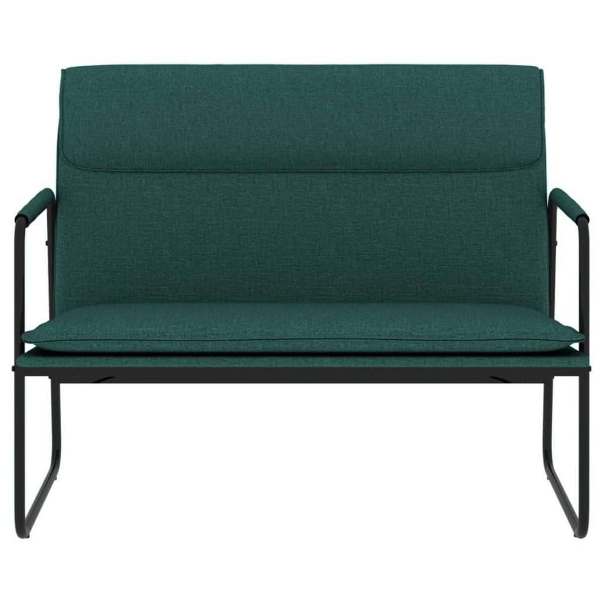 VIDAXL Banc Vert fonce 100x64x80 cm Tissu