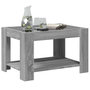 Voir la diapositive 5 : VIDAXL Table basse avec LED sonoma gris 73x53x45 cm bois d'ingenierie