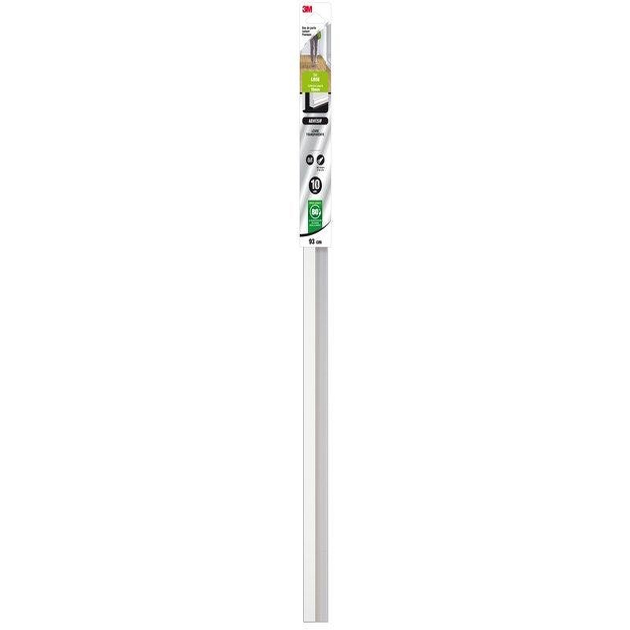 3M Bas De Porte Adhésif Sol Lisse Premium, L.93 Cm Blanc