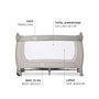 Voir la diapositive 2 : HAUCK Lit Parapluie Sleep and Play Go Plus