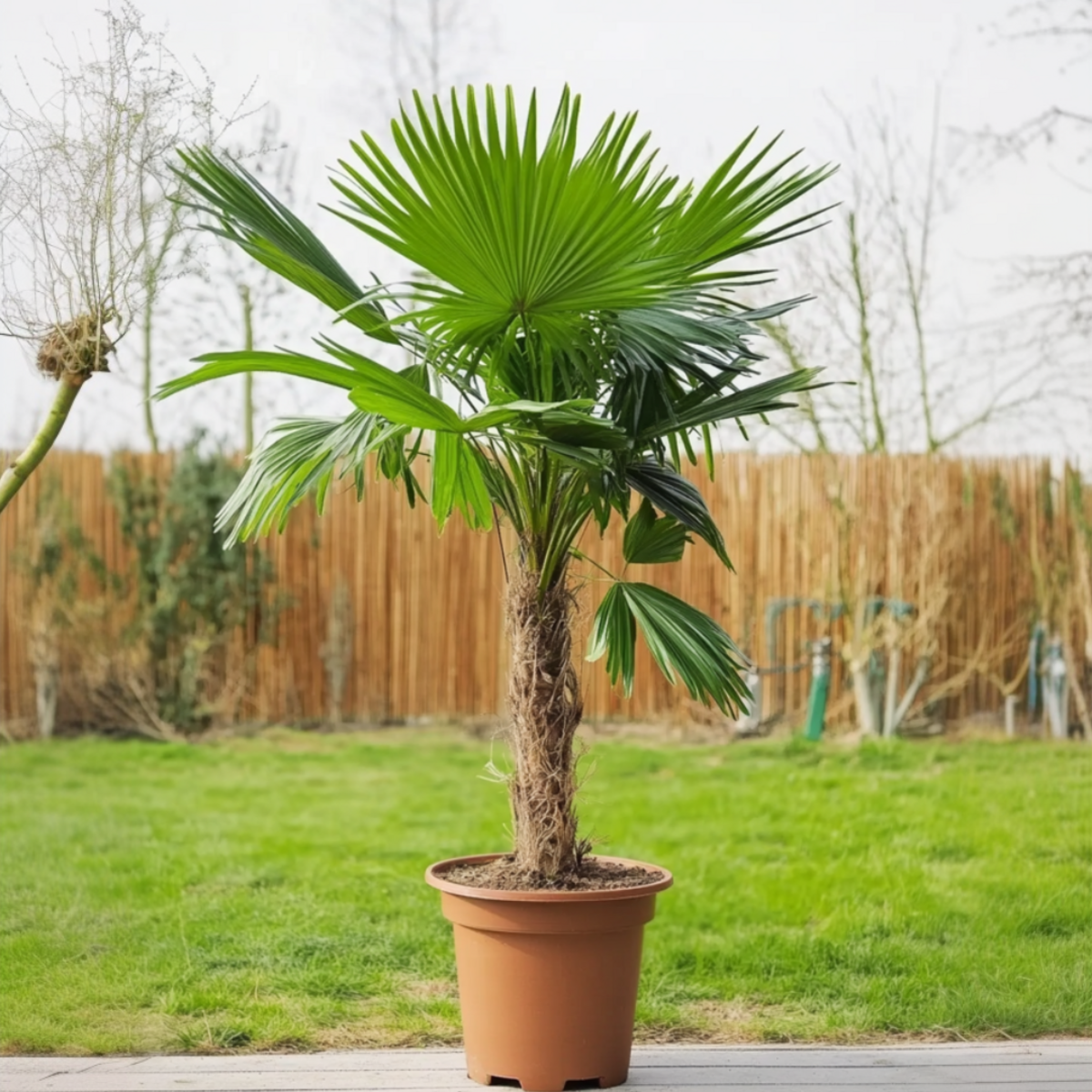 PLANT IN A BOX Palmier de Washington - Set de 2 - Washingtonia robusta - H50-60cm - ⌀15cm
