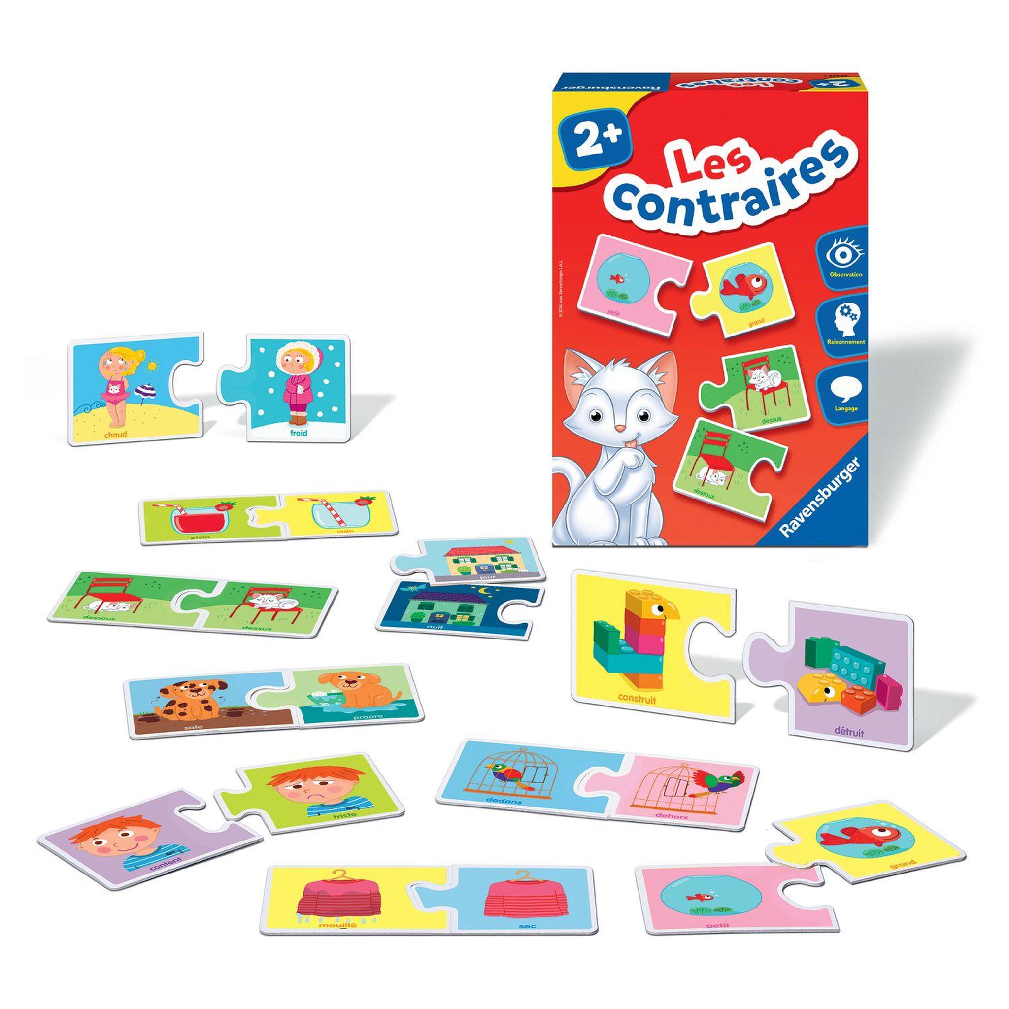 Voir la diapositive 4 : RAVENSBURGER Les contraires