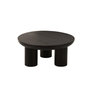 Voir la diapositive 2 : Paris Prix Table Basse Trio en Bois  Cave  90cm Noir