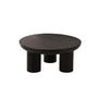 Voir la diapositive 2 : Paris Prix Table Basse Trio en Bois  Cave  90cm Noir