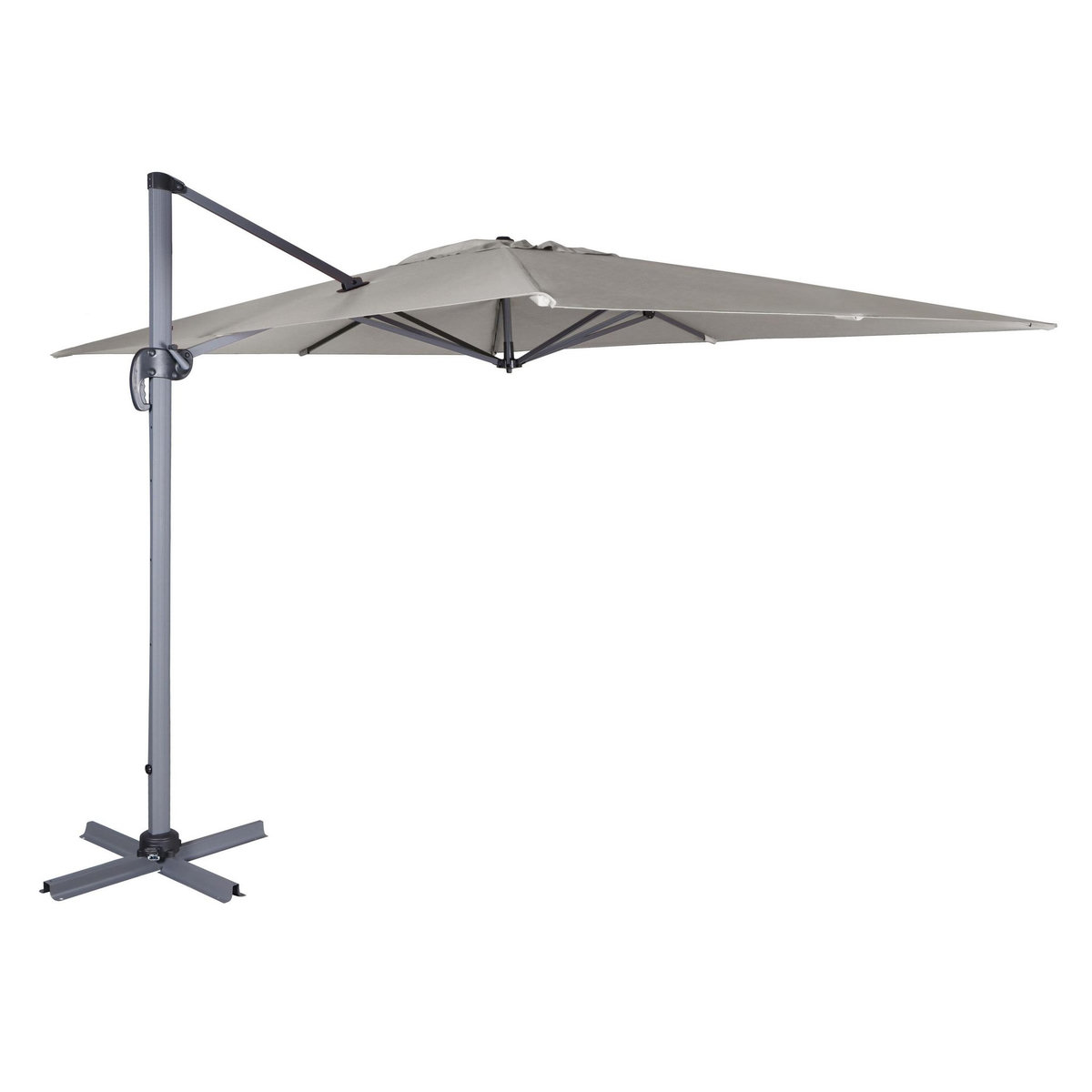 GARDENSTAR Parasol déporté 3x4.2m sable IMERO