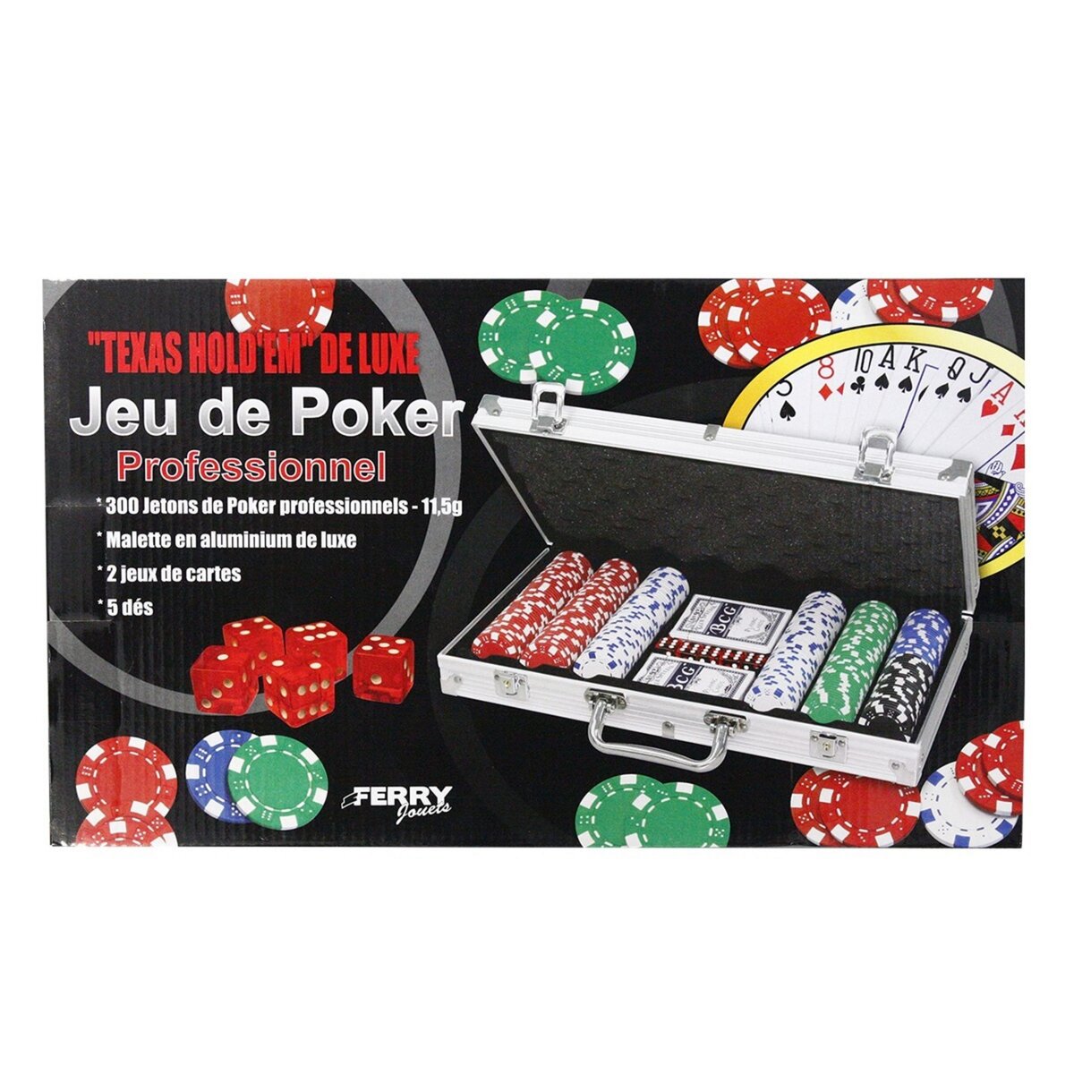 Ferry Jacques & Cie Valisette métal poker