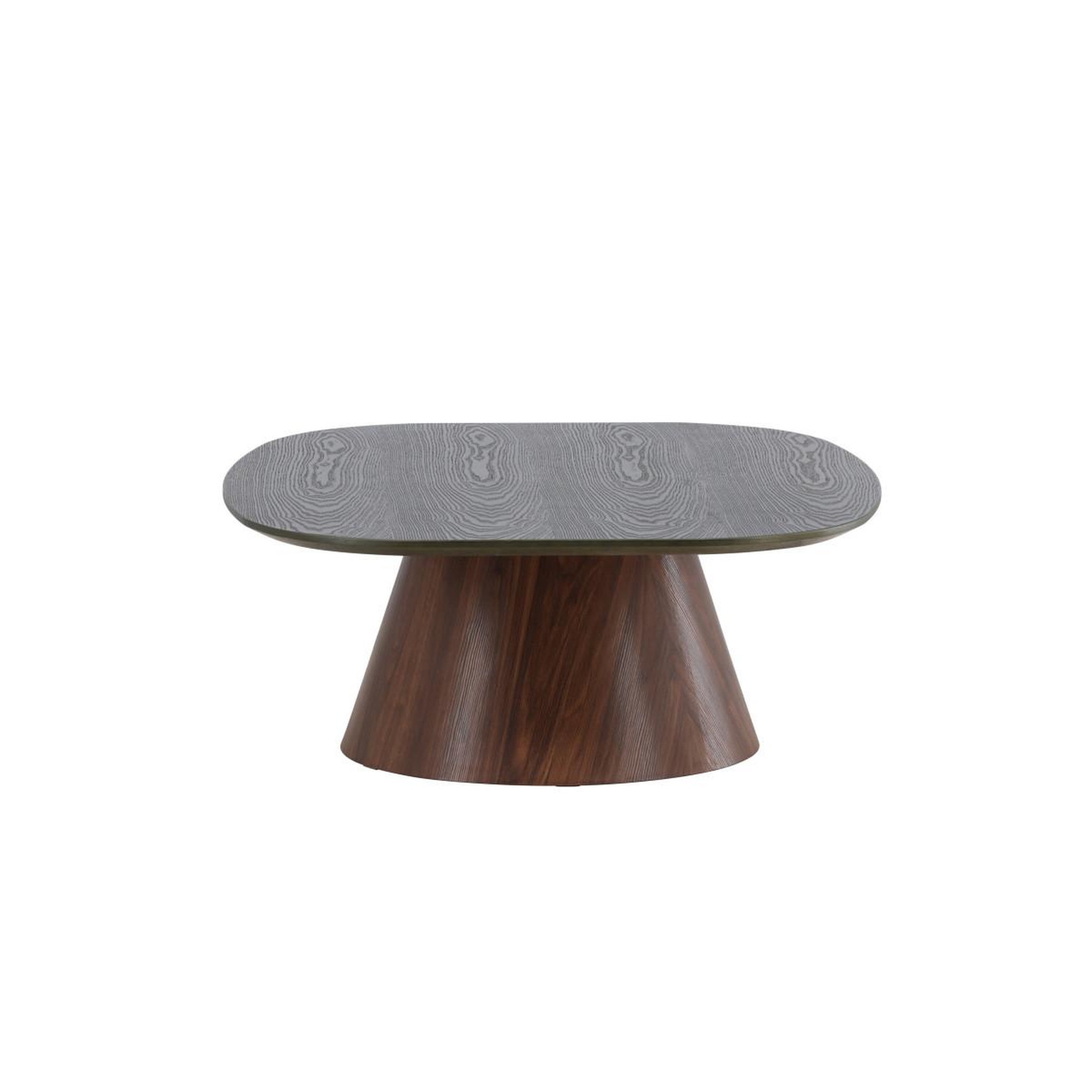 Voir la diapositive 5 : Paris Prix Table basse design  lanzo  120cm marron & vert foncé