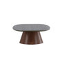 Voir la diapositive 5 : Paris Prix Table Basse Design  Lanzo  120cm Marron & Vert Foncé