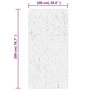 Voir la diapositive 6 : VIDAXL Tapis IZA poils courts style scandinave creme 100x200 cm