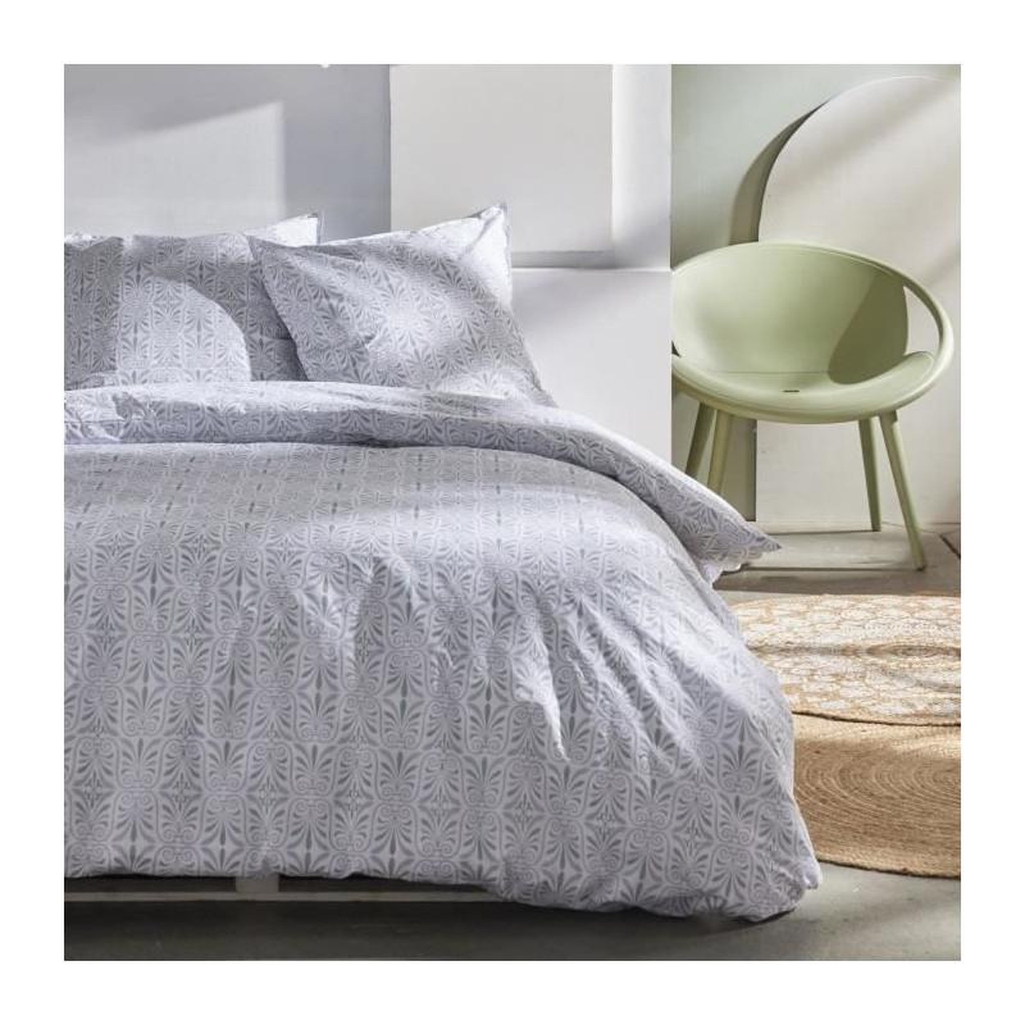 Today Parure de couette - TODAY - Sunshine 17.1 - 240x260cm - 2 personnes - Imprimée - Coton 57 fils