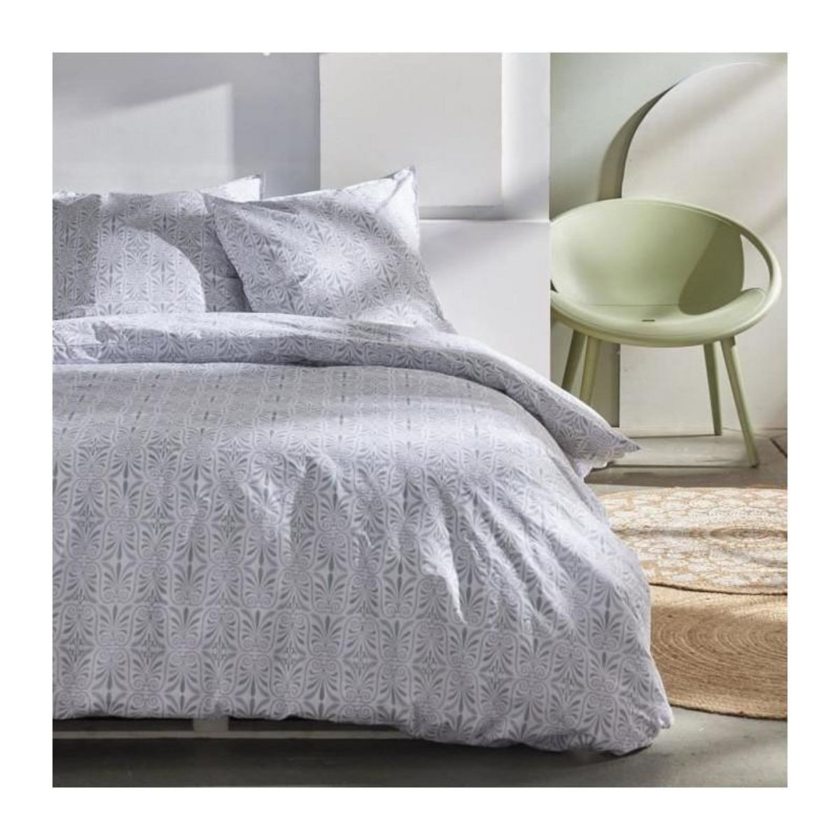 Today Parure de couette - TODAY - Sunshine 17.1 - 240x260cm - 2 personnes - Imprimée - Coton 57 fils