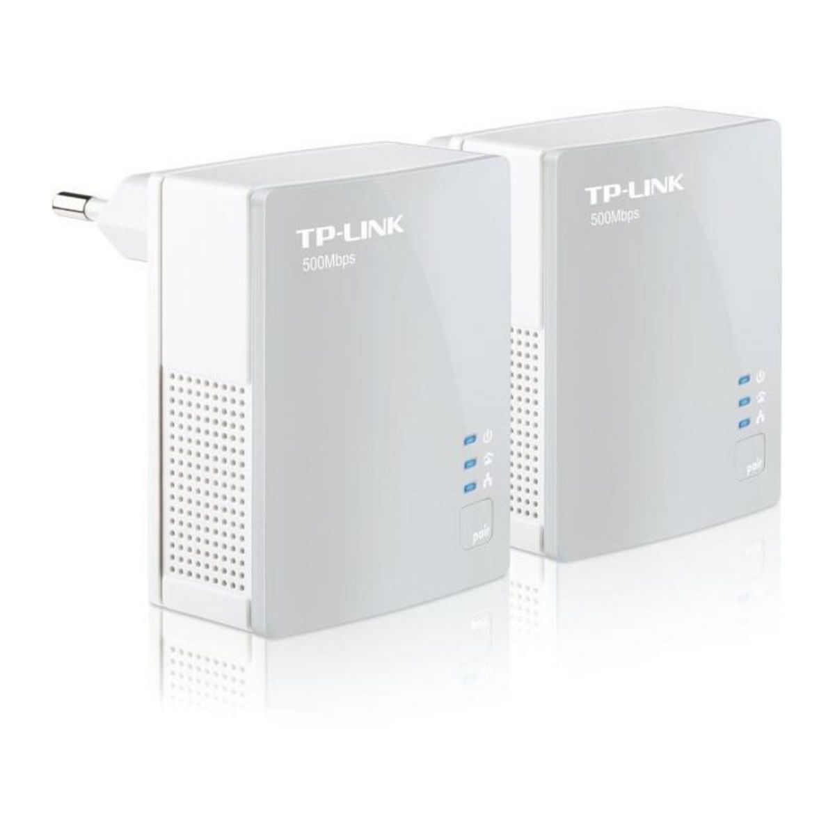 TPLINK TP-Link TL-PA4010 KIT kit de 2 CPL 500 Mbps avec 1 Port Ethernet - Solution ideale pour profiter du service Multi-TV a la maison