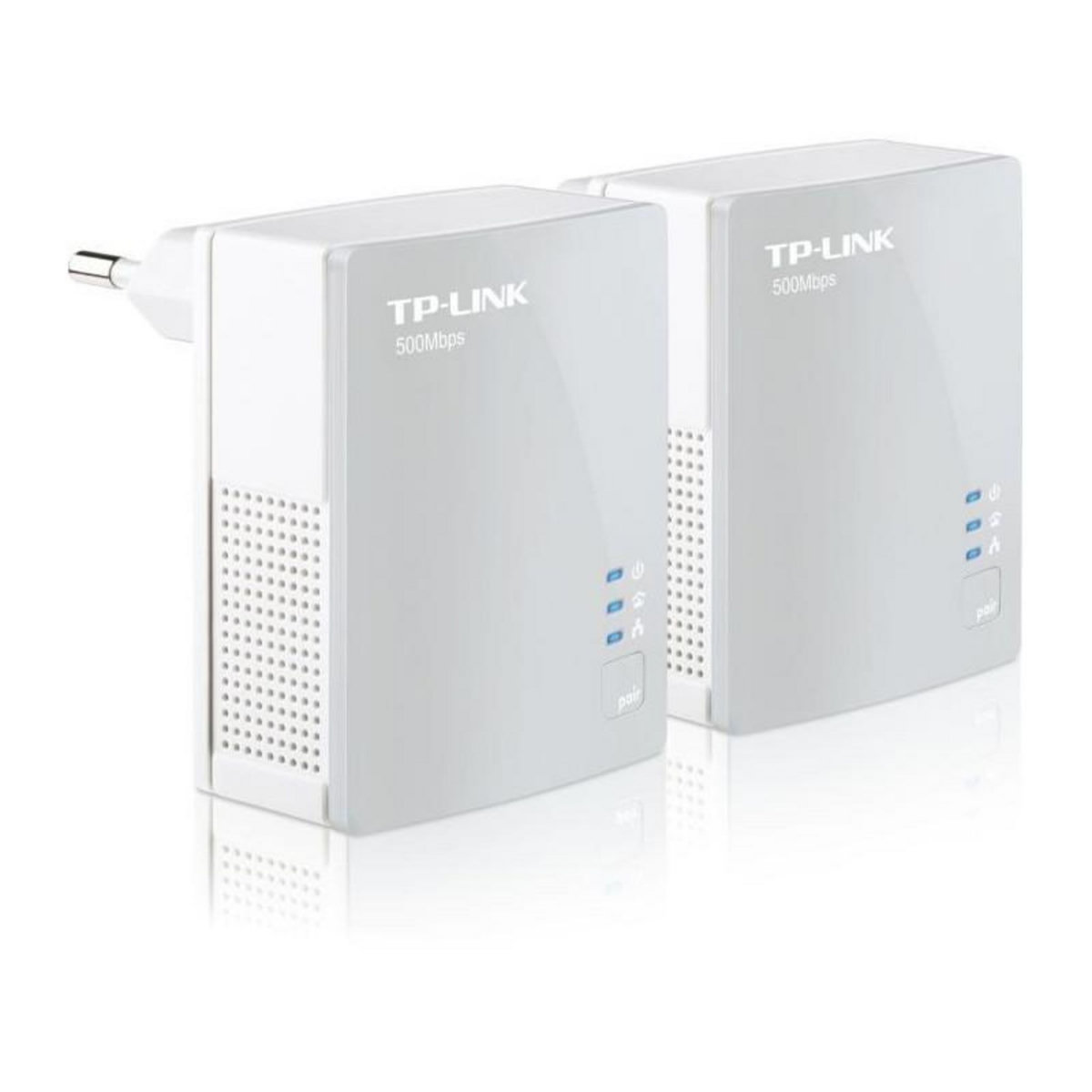 TPLINK TP-Link TL-PA4010 KIT kit de 2 CPL 500 Mbps avec 1 Port Ethernet - Solution ideale pour profiter du service Multi-TV a la maison