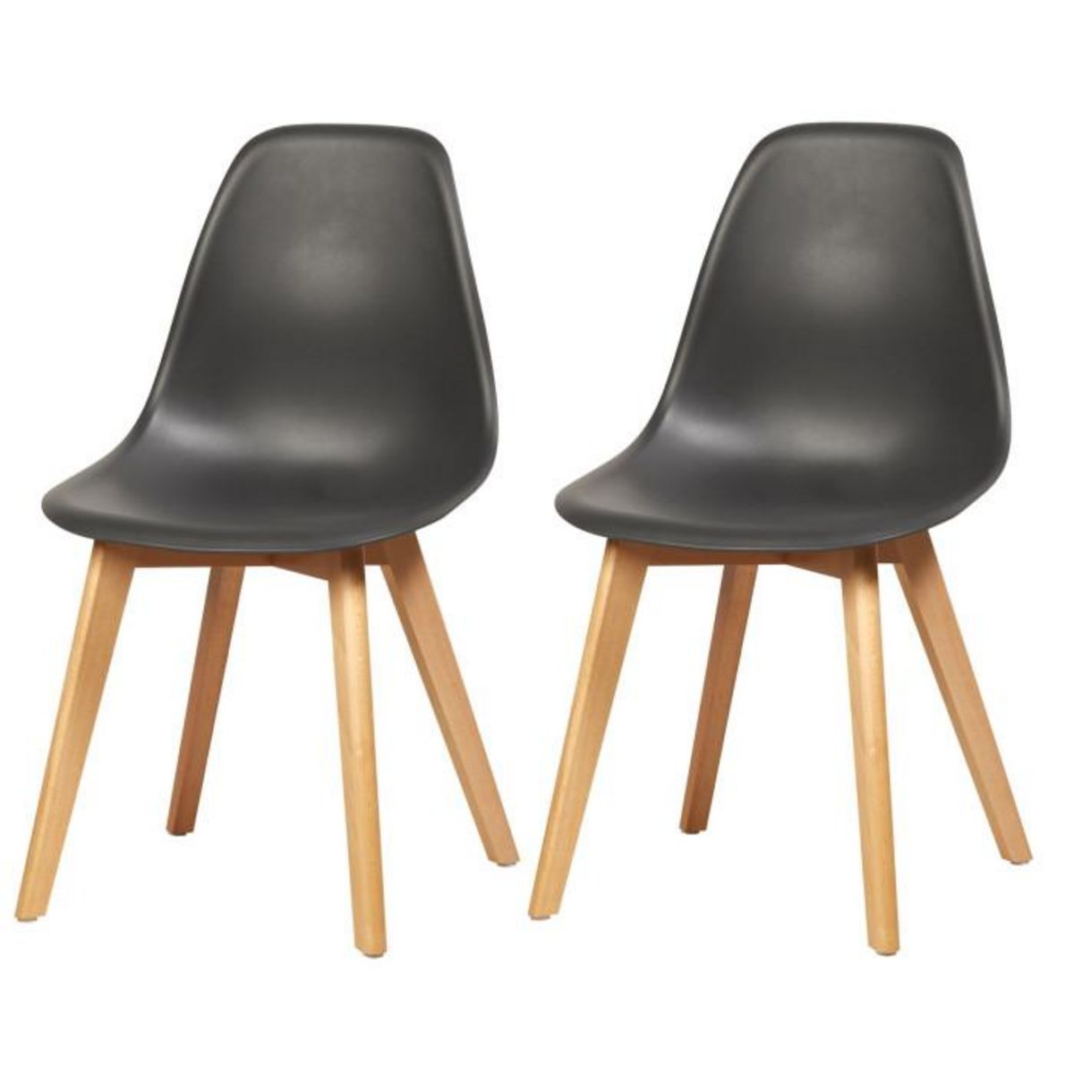 Paris Prix Lot de 4 Chaises Scandinaves  Pesuo  82cm Noir