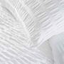Voir la diapositive 2 : Douceur d'Intérieur Housse de couette 240x220 + 2 taies plissée blanche