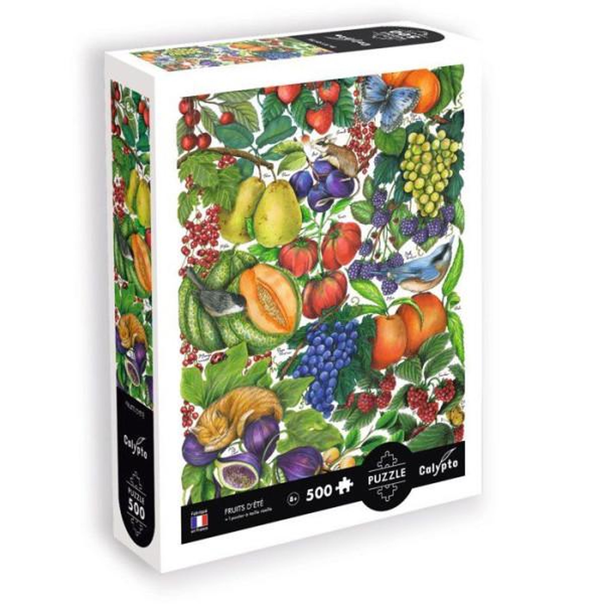 Sentosphere Puzzle - sentosphere - calypto - 500 pieces - les fruits d'été - toucher soyeux - des 8 ans