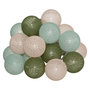 Voir la diapositive 1 : ATMOSPHERA Guirlande Led 20 Boules  Army  435cm Multicolore