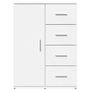 Voir la diapositive 5 : VIDAXL Buffets 2 pcs blanc 59x39x80 cm bois d'ingenierie