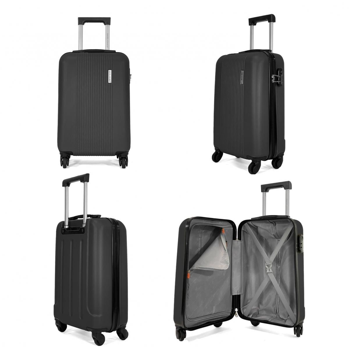 David Jones Lot 2 valises cabines rigides dont une 55cm et une underseat XS 45cm