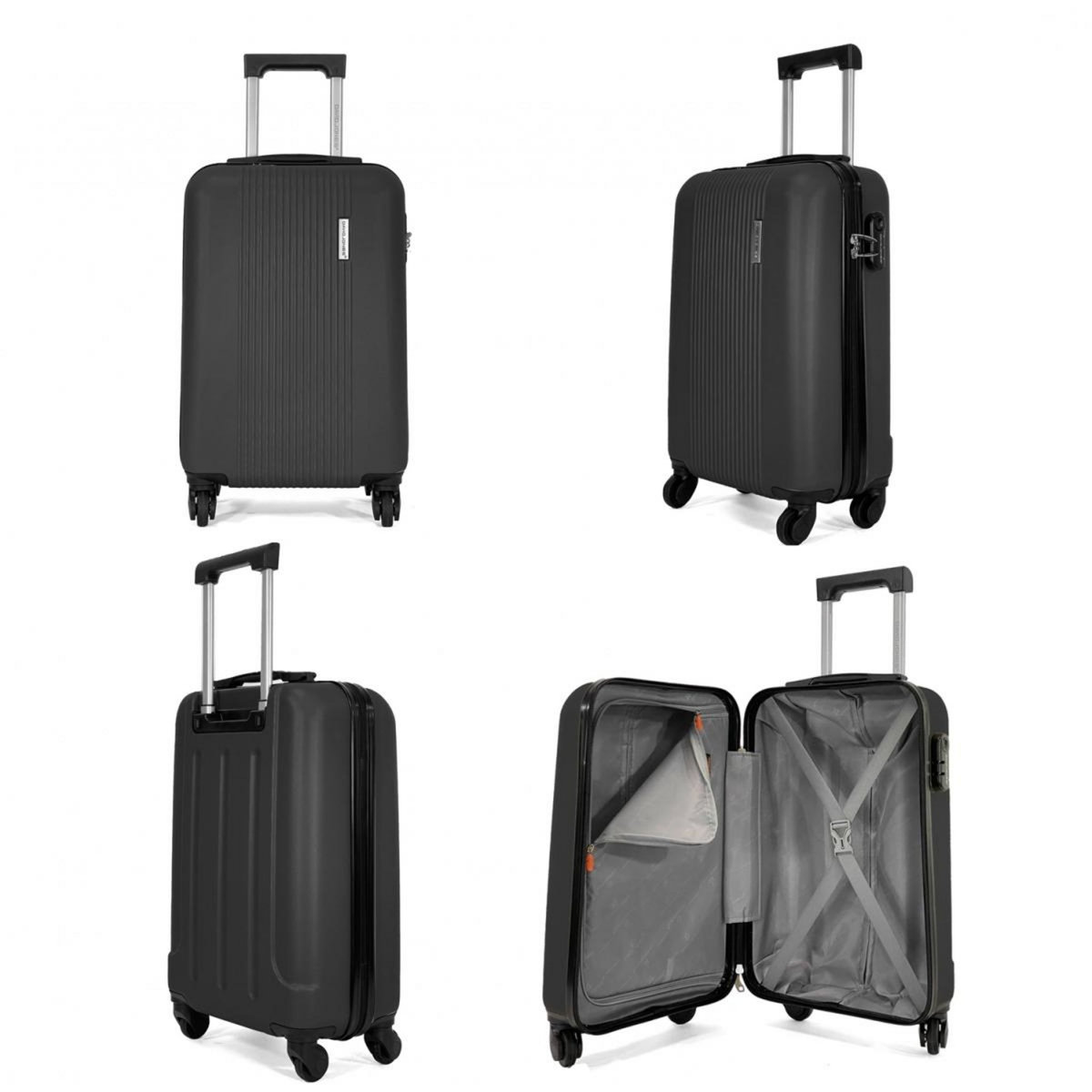 David Jones Lot 2 valises cabines rigides dont une 55cm et une underseat XS 45cm