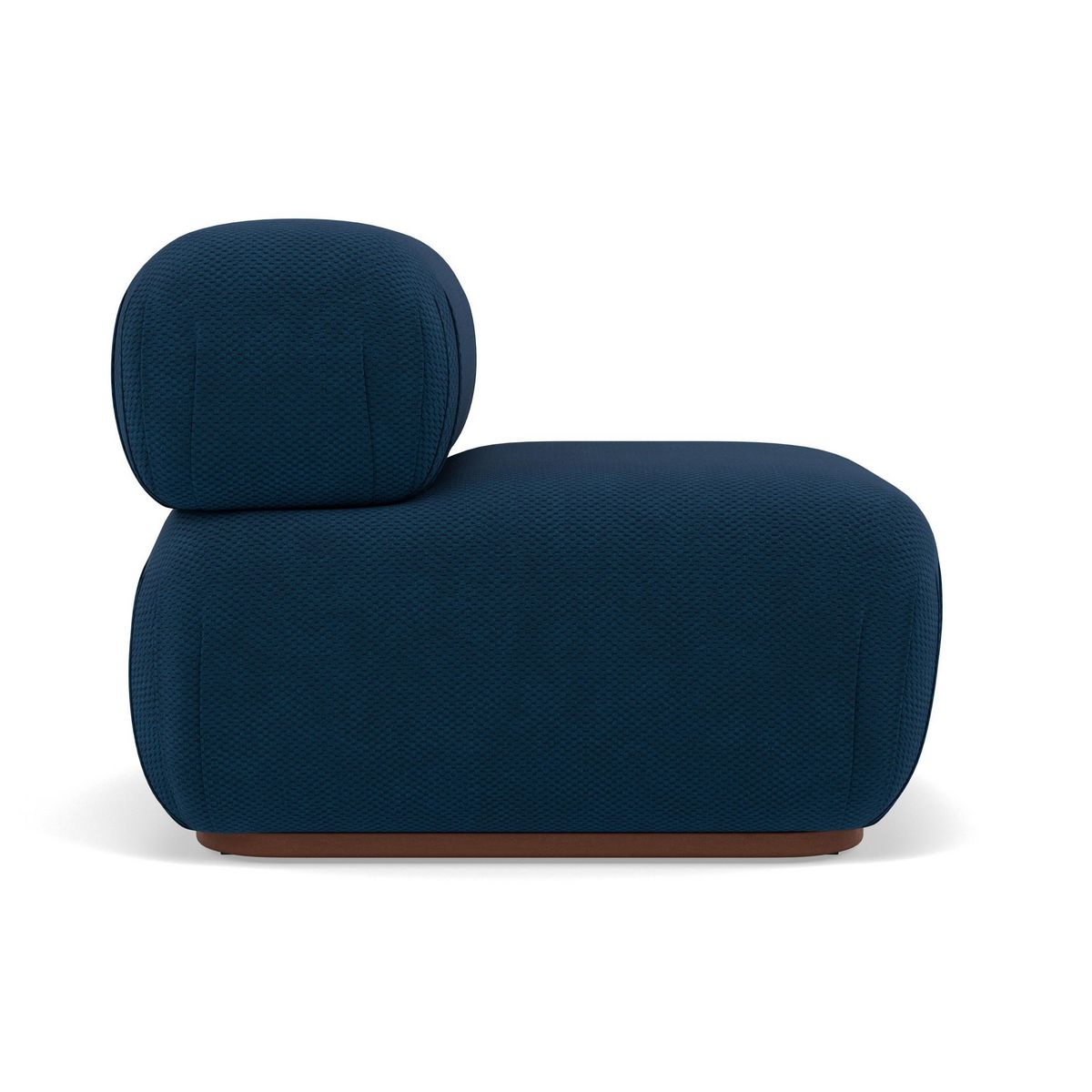 LISA DESIGN Penelope - module d'assise en velours texturé