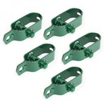 LINXOR Lot de 5 tendeurs en acier galvanisé plastifié N°2 pour fil de grillage ou autre - Vert