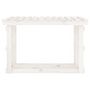 Voir la diapositive 5 : VIDAXL Support pour bois de chauffage Blanc 108x64,5x77 cm Bois de pin