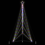 VIDAXL Sapin de Noël a LED 615 LED colorees 404,5 cm