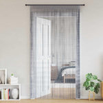 VIDAXL Rideau en fils 2 pcs 140 x 250 cm gris clair