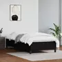 VIDAXL Cadre de lit Noir 90x200 cm Similicuir