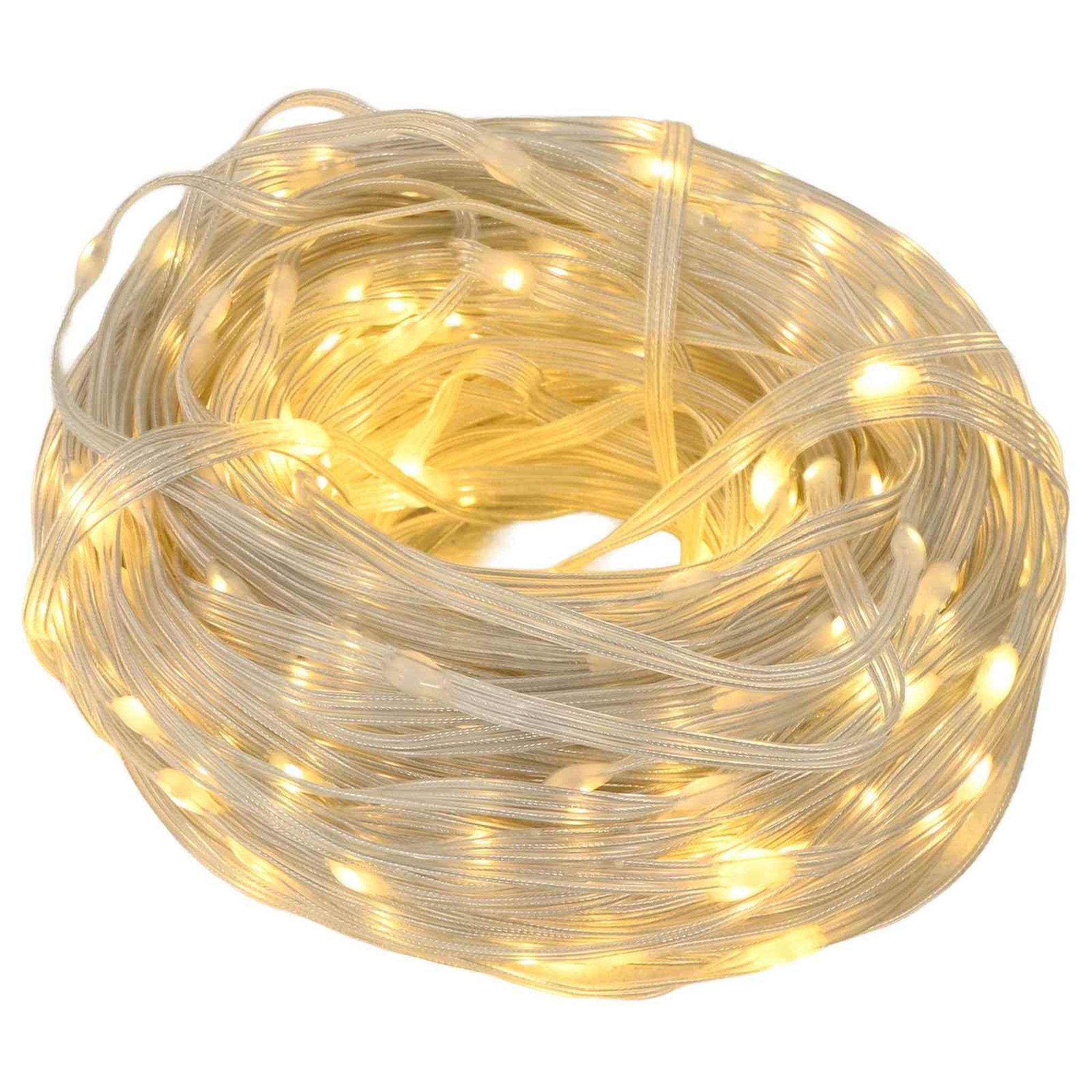 VIDAXL Guirlandes lumineuses Transparent 40 m PVC 400 LED