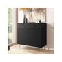 Voir la diapositive 2 : Habitat et Jardin Buffet -  Temerra   - 100 x 42 x 92 cm - Noir