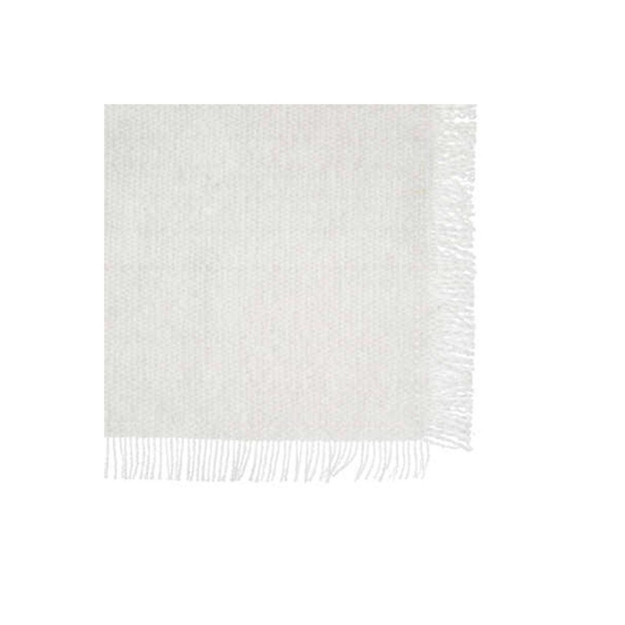 Voir la diapositive 2 : SECRET DE GOURMET Set de table déco  maha  30x45cm blanc